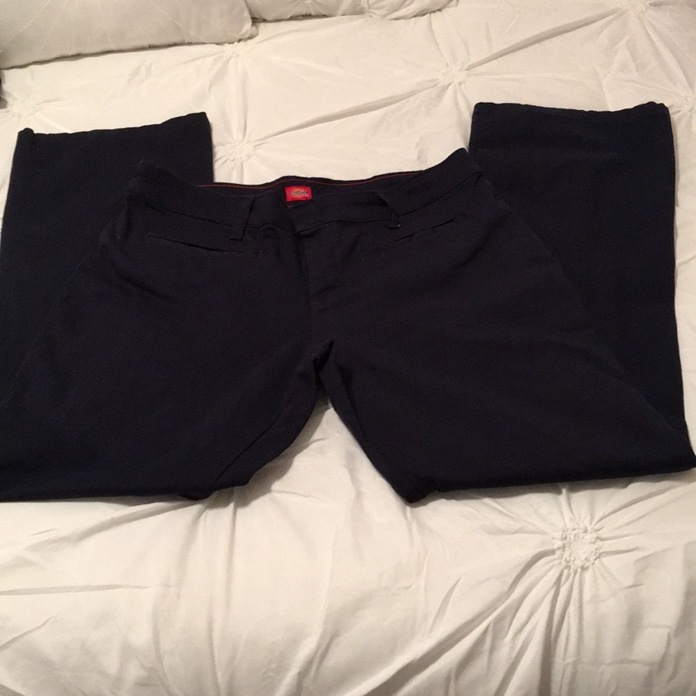 Dickies navy blue flare pants size 13